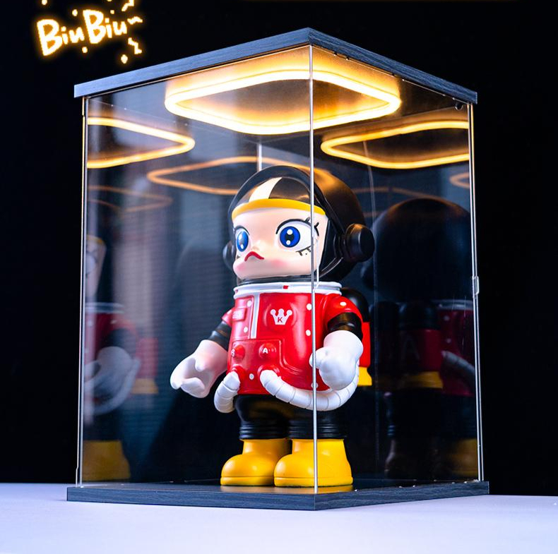 led 피규어장식장 진열대 전시 쇼케이스 인형 아크릴케이스 선반 계단식 레고장식장 - 상품 이미지