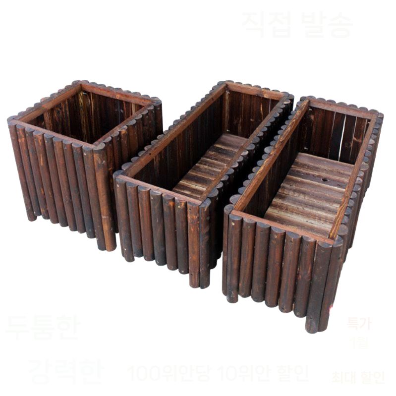 화분 플랜트박스 베란다텃밭 발코니 상자 재배 테라스 직사각형 야외 가드닝 - 상품 이미지