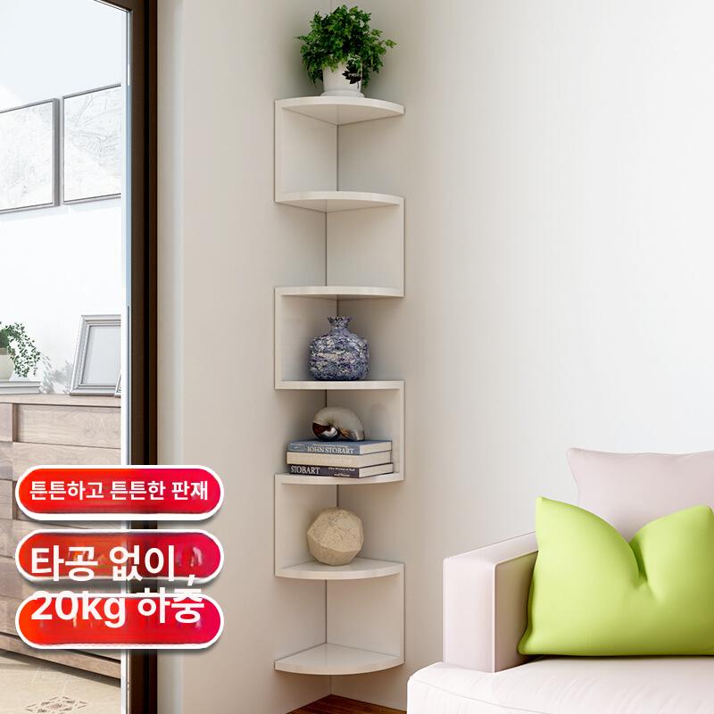 선반형 틈새장 거실 모서리수납장 서랍장 조립 틈새수납장 인테리어 장식장 진열장 - 상세 이미지 5
