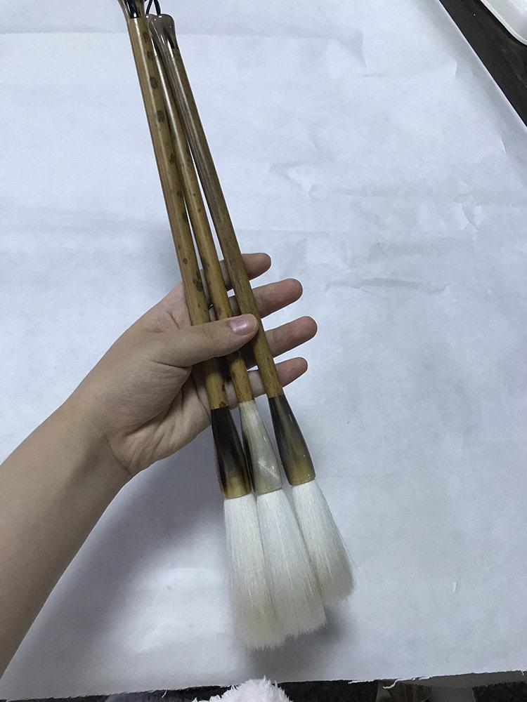 대형 곰털 서예붓 대붓 양털 행사 족제비털 늑대털 특대 낭모 퍼포먼스 캘리그라피 - 상세 이미지 5