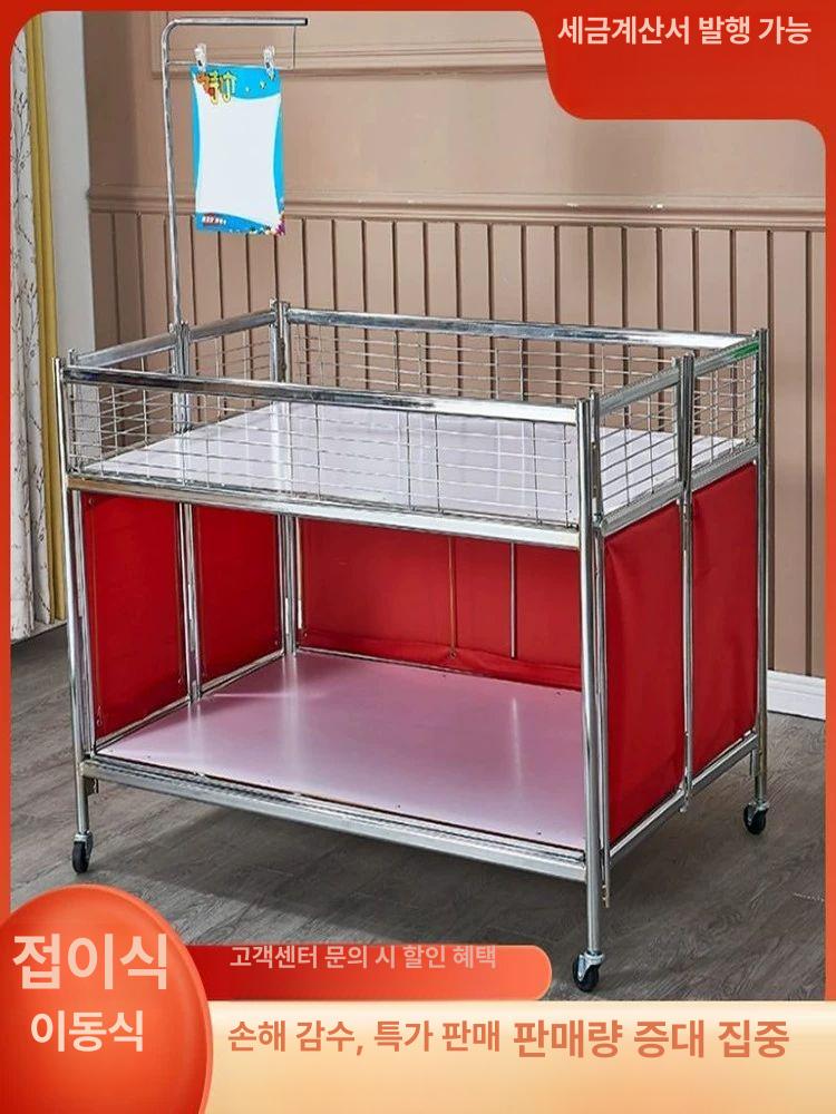 진열대 행사매대 휴대용 축제 판촉대 야외 선반 판매대 바퀴 프리마켓 테이블 노점 - 상세 이미지 2