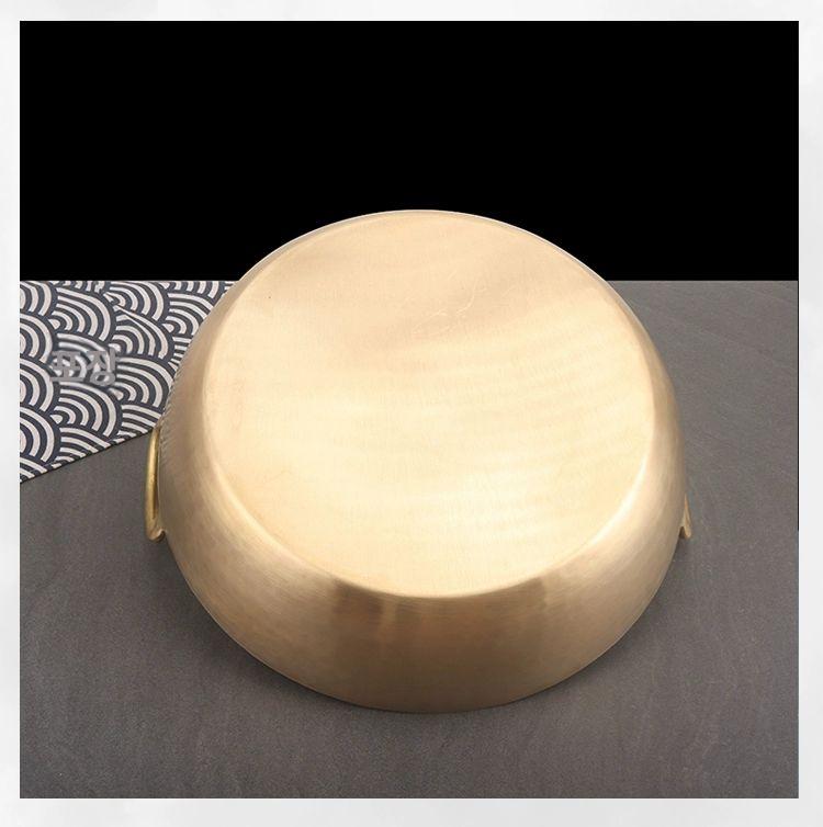 일식당 구리냄비 손잡이 수프 주방 요리 조리도구 가스 일본식 소스팬 밀푀유나베 - 상세 이미지 5