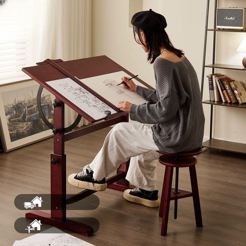 높이 화판스탠드 조절 그림 디자인 미술용 작업대 아트 받침대 유화 웹툰 캔버스 보드 - 상품 이미지