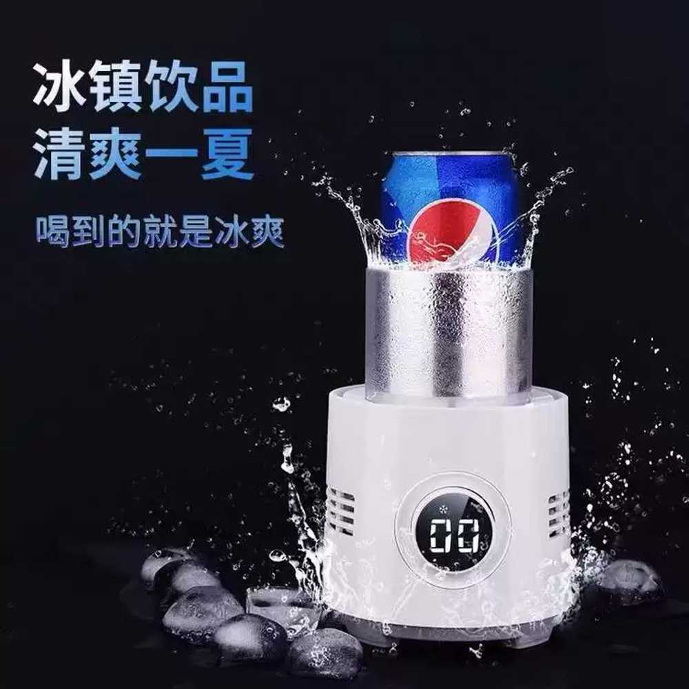급속 음료 냉각기 캠핑용 USB 용 소형 사무실 급냉고 - 상세 이미지 3