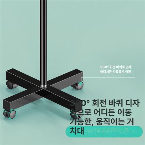 이동식 진열랙 선반형 스탠드 진열대 트롤리 정리대 매대 거치대 가정용 렉 보관대 - 상세 이미지 2