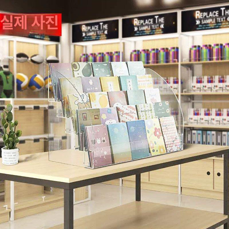 전시대 투명계단식진열대 디스플레이 투명받침대 계단형 계단식아크릴진열대 - 상세 이미지 2