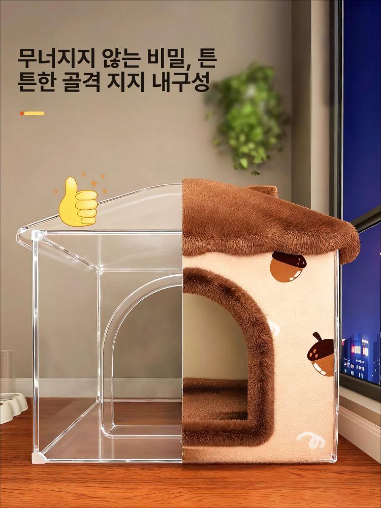 방한 온열하우스 실내 따뜻한 겨울집 애견텐트 강아지난방텐트 온도조절 반려견 - 상세 이미지 5