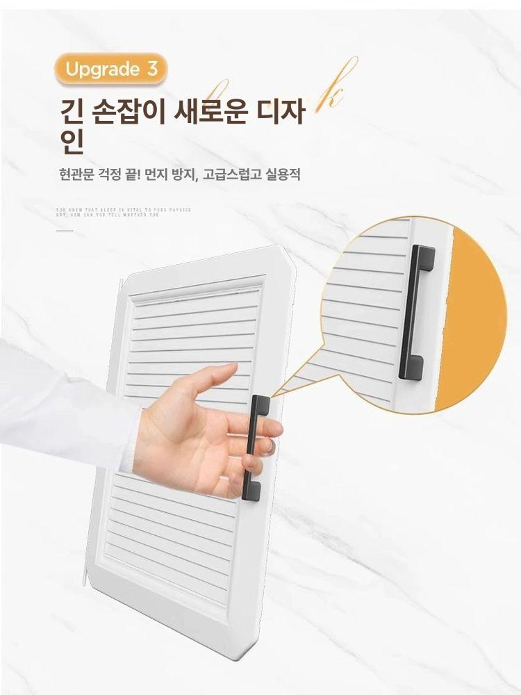 신발장 가정용 수납 간이 복도 신기 대용량 실내 벤치 방진 다층 다용도 현관장 원목 - 상세 이미지 2