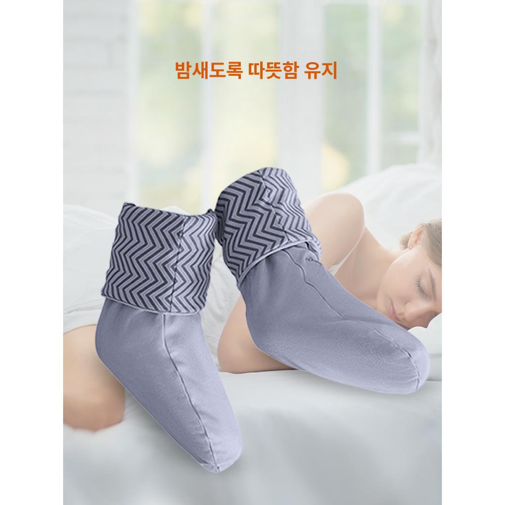 겨울 열선양말 워머 등산 냉발 낚시 발열덧신 히팅 배터리포함 따뜻한 방한양말 - 상세 이미지 4