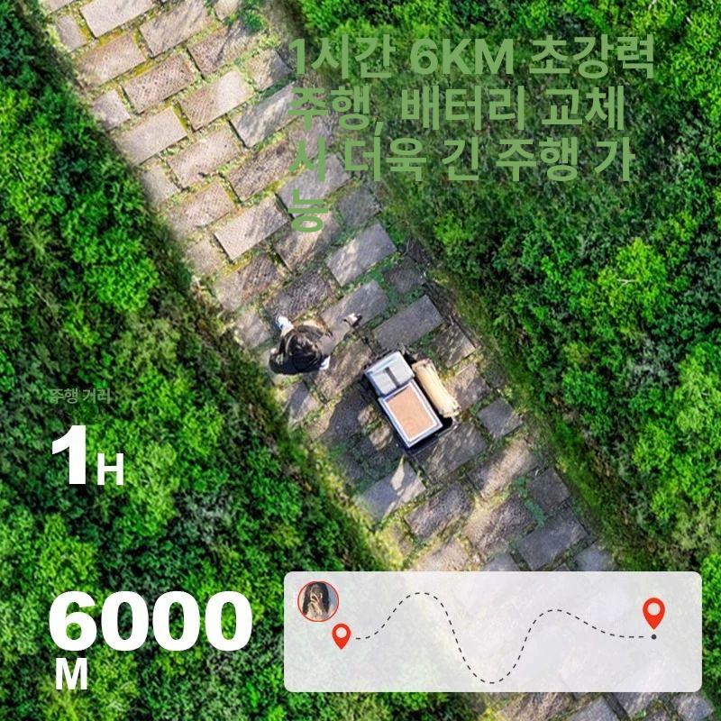 전동 웨건 손수레 낚시 짐수레 야외 피크닉 운반 캐리어 전기캠핑카트 배터리 바퀴 - 상세 이미지 4