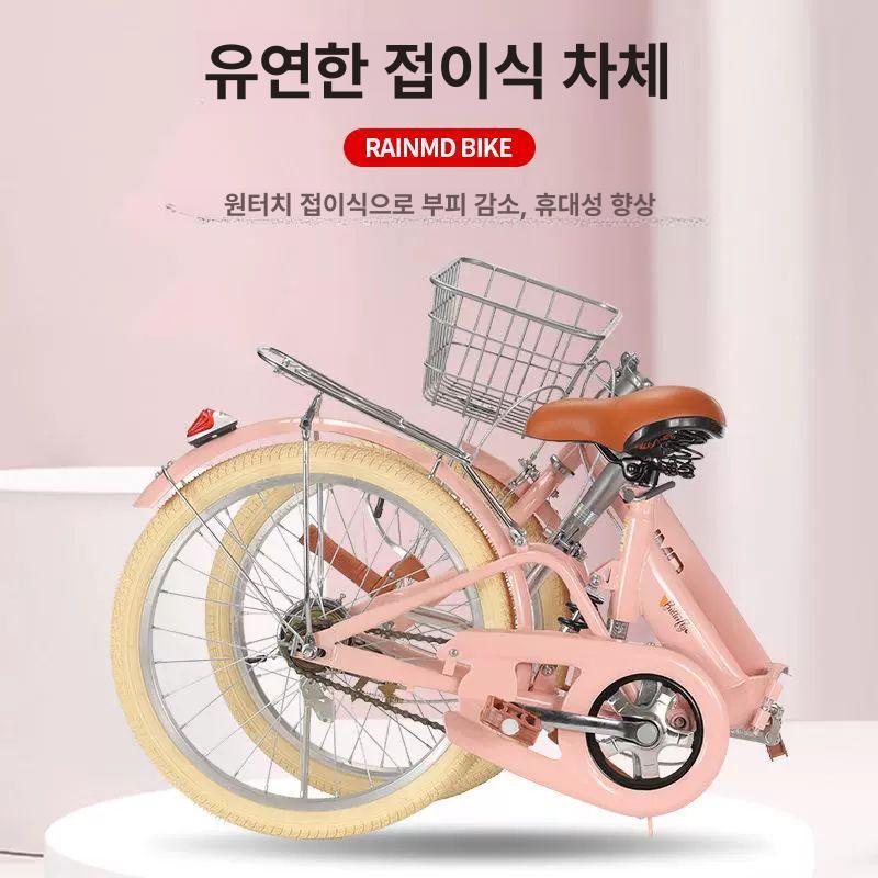 가성비 접는자전거 벨로 변속기 미니밸로 출퇴근용 브레이크 여성용 통근 남녀공용 - 상세 이미지 2