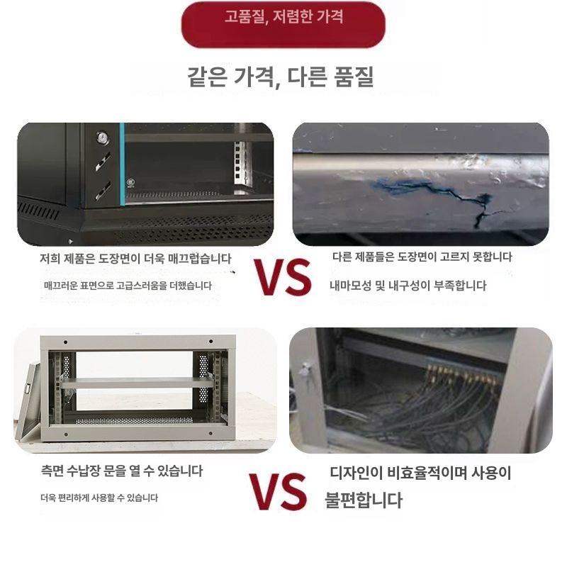 벽걸이 서버랙 보관함 캐비닛 통신장비 허브랙 네트워크랙 케이블 서버렉 산업용 - 상세 이미지 3