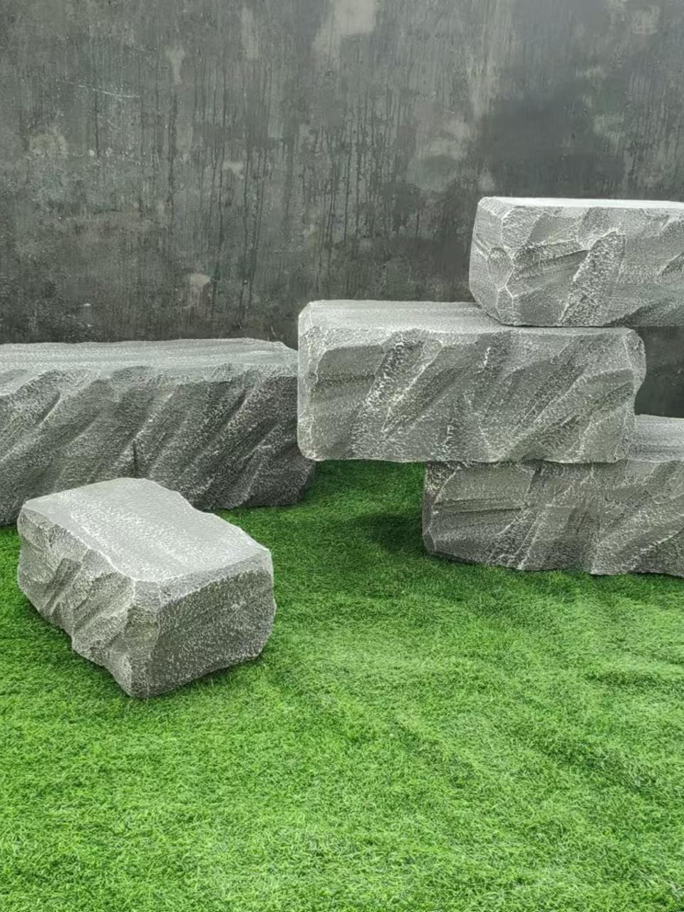 대형 인조바위 모조 인조돌 경계석 조형물 소품 정원돌 꾸미기 수족관 조경돌 가드닝 - 상세 이미지 3