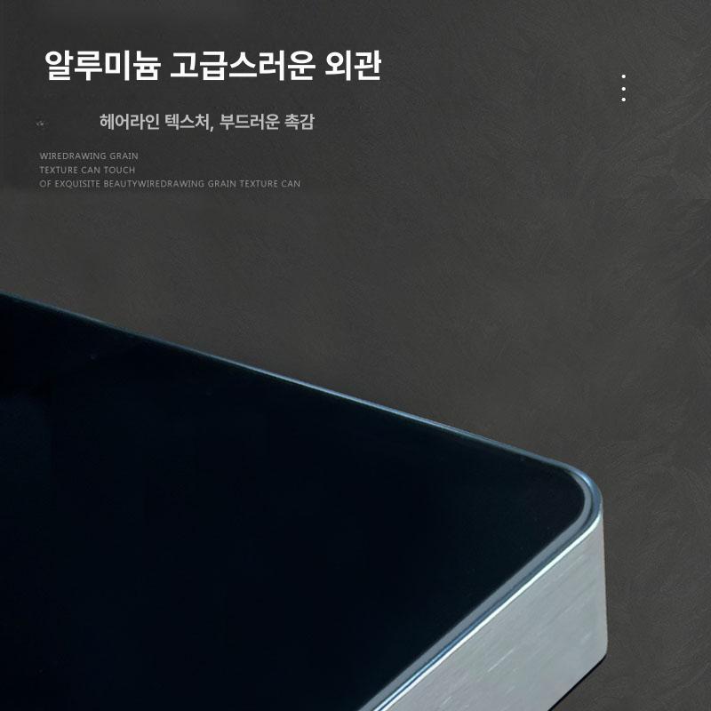 대형 전자벽시계 led 사무실 인테리어 캘린더 온습도 달력 온도 음력 디지털벽시계 - 상세 이미지 2