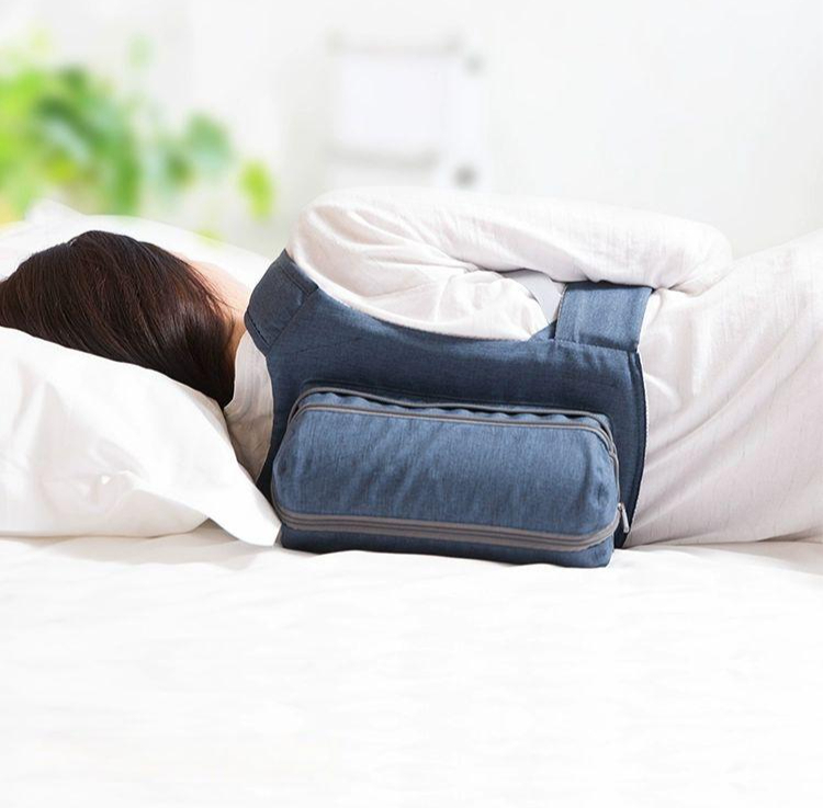 사이드 베개 슬리핑 교정 자세 감소 고정 소음 코골이방지 가정용 보조 보호 일자목 - 상품 이미지