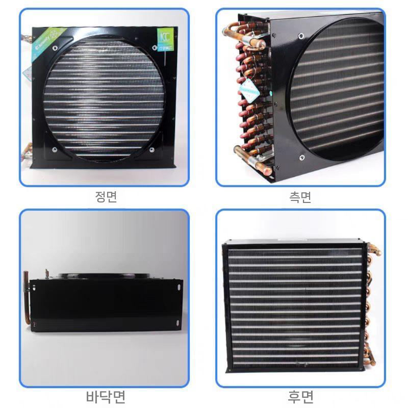판형 쿨링팬 지우샥 냉각팬 난방기 공랭 잘만테크 공냉식 쌍철봉 쿨러 시스템쿨러 PWM DC 2/8HP 단일 콘덴서 - 상세 이미지 4