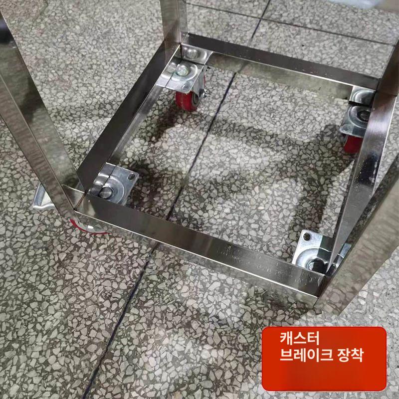 스텐 아이스팩 방습 용기 얼음상자 쿨러 케이스 저장고 보관함 카페 아이스빈 얼음통 - 상세 이미지 4