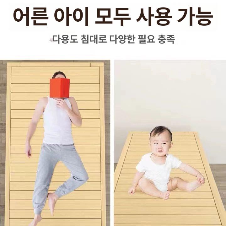 침대확장 프레임 와이드 저상형 평상형 연장 연결 쿠션 보조침대 매트리스 확장형 - 상세 이미지 3
