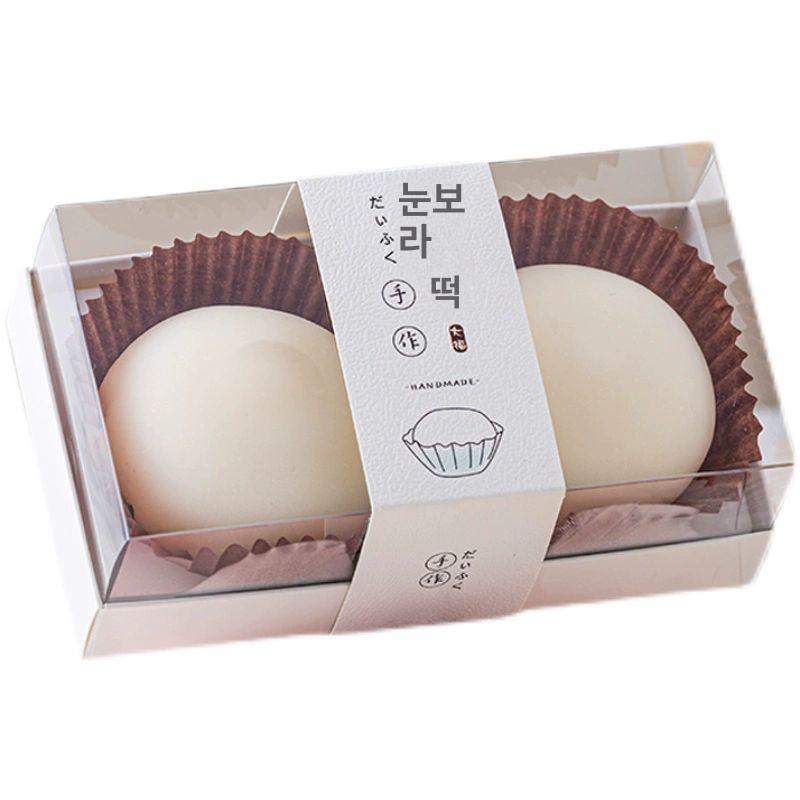 떡 케이크상자 베이커리 고급 선물포장 슬리브박스 크라프트 머핀 빵 무지 쿠키박스 - 상세 이미지 5