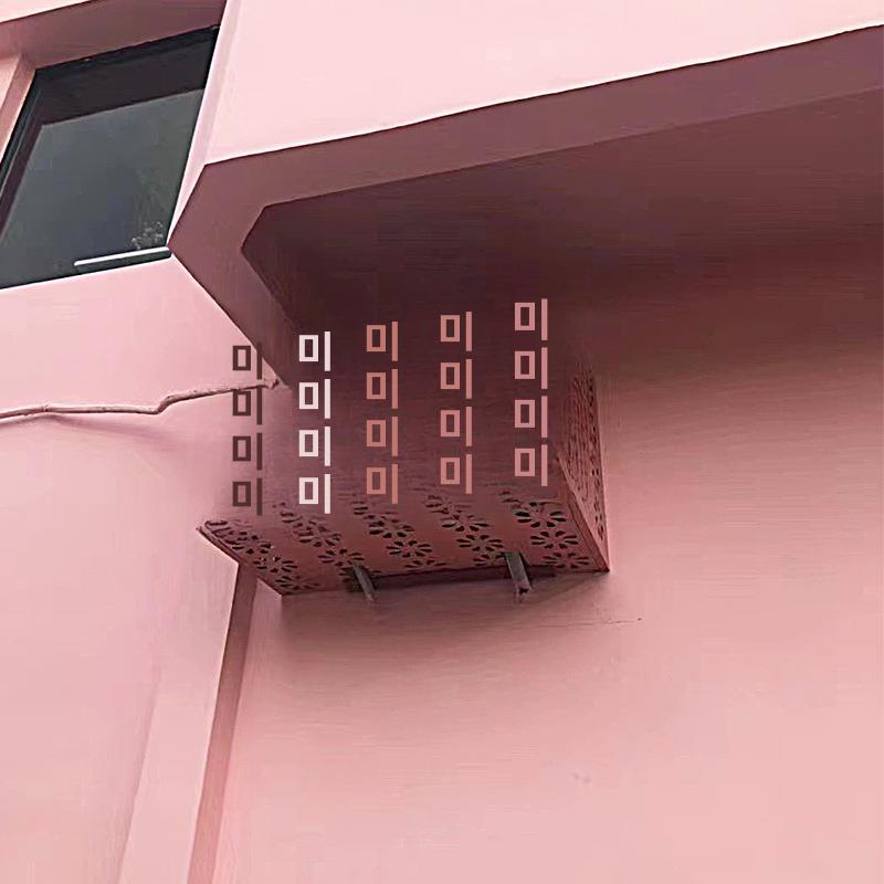 덮개 에어컨실외기커버 난연 열차단 차양막 보호커버 절전커버 부식방지 햇빛차단 - 상세 이미지 4
