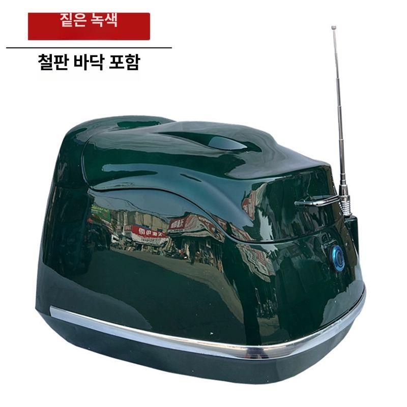 클래식 오토바이탑박스 레트로 스쿠터 베스파 상자 배달 빈티지 보관 바이크 슈퍼커브 - 상세 이미지 3