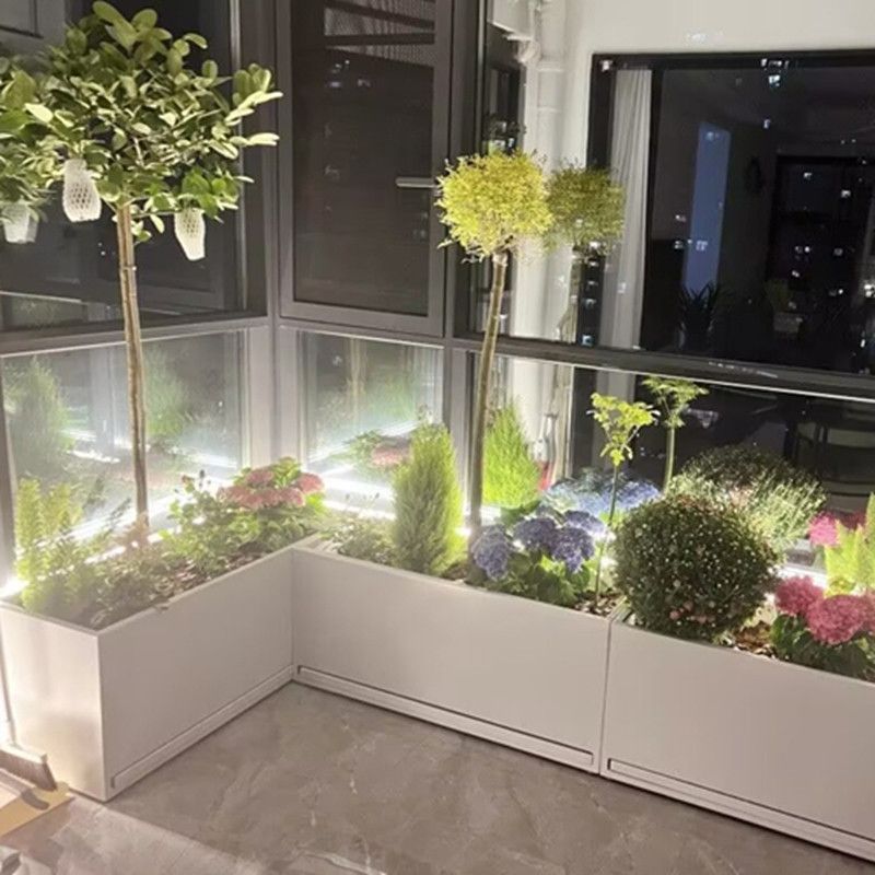 플랜트 발코니 텃밭 원목색 베란다 대형 베란다텃밭 텃밭상자 텃밭화분 대형화분 옥상텃밭 화분 - 상세 이미지 3