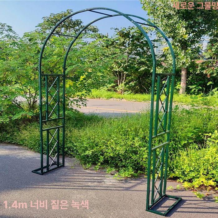 넝쿨 펜스 유럽식 가림막 야외 조경 정원 아치돔 화단 덩쿨 트렐리스 펜션 합성목재 - 상세 이미지 5