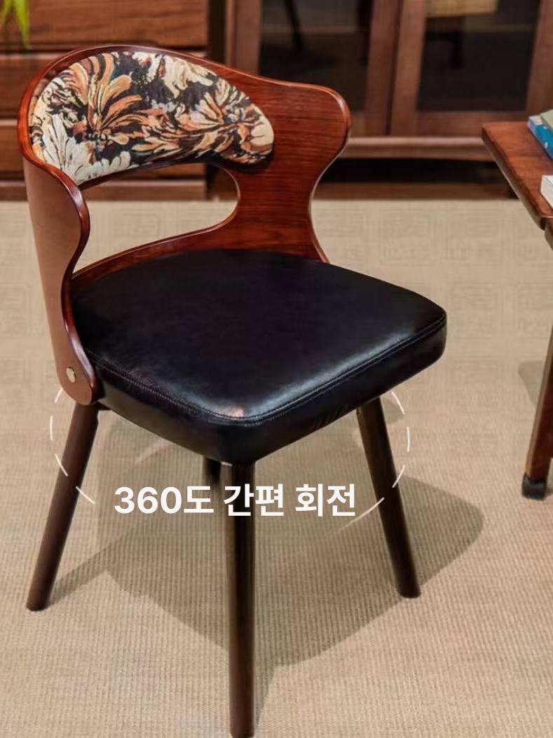등받이 원목의자 클래식 빈티지 엔틱의자 식당 카페 엔틱체어 앤틱의자 - 상세 이미지 2