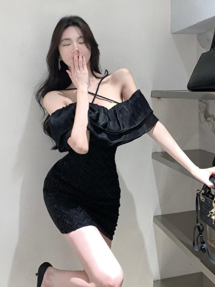 데이트룩 브이넥 루즈핏 긴팔 뷔스티에 티셔츠 데일리룩 브이넥니트 니트 여성 여자 골지 가을 - 상세 이미지 3