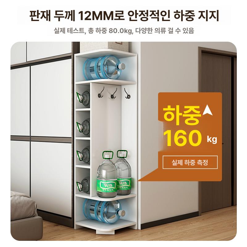 수납공간 모서리선반 진열대 진열장 수납장 활용 우드선반 수납대 정리 코너선반 - 상세 이미지 2