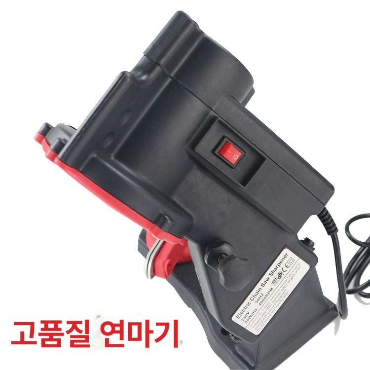 샤프너 체인톱연삭기 연마 디스크 체인톱날 엔진톱 탁상용 갈기 가는 기계 크탑 - 상세 이미지 5