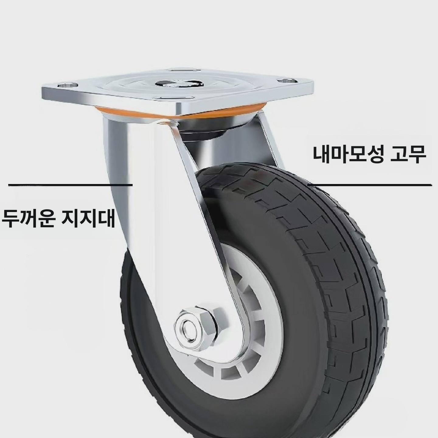호텔 짐카트 손수레 화물 짐운반 짐수레 러기지 운반기 웨건 휠 끌차 핸드카트 구르마 - 상세 이미지 5