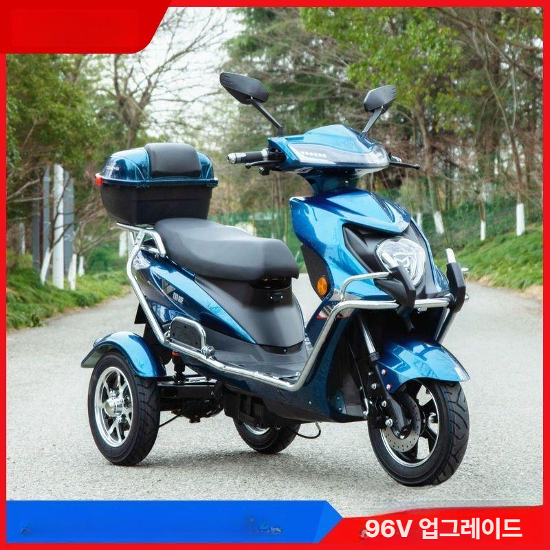 배달 노인 전동스쿠터 출퇴근 전동차 리튬배터리 충전 삼륜전기스쿠터 전기오토바이 - 상세 이미지 5