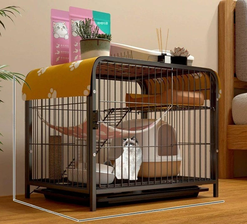 고양이철망 케이지 철제 철창 고양이철장 펜스 격리장 고양이집 야외 분리 놀이터 - 상품 이미지