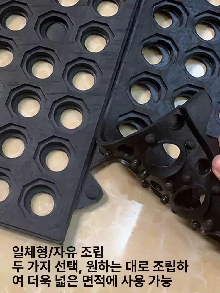 식당 패드 논슬립 미끄럼방지 패널 수영장 욕실 테이프 깔판 바닥재 스티커 고무매트 - 상세 이미지 5