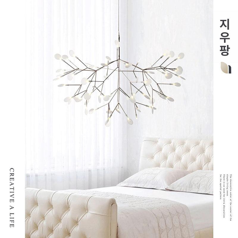 LED 벚꽃조명 줄전구 포인트 플라워 가랜드 장식 꽃잎 집들이선물 직부 눈꽃 취침등 - 상세 이미지 4