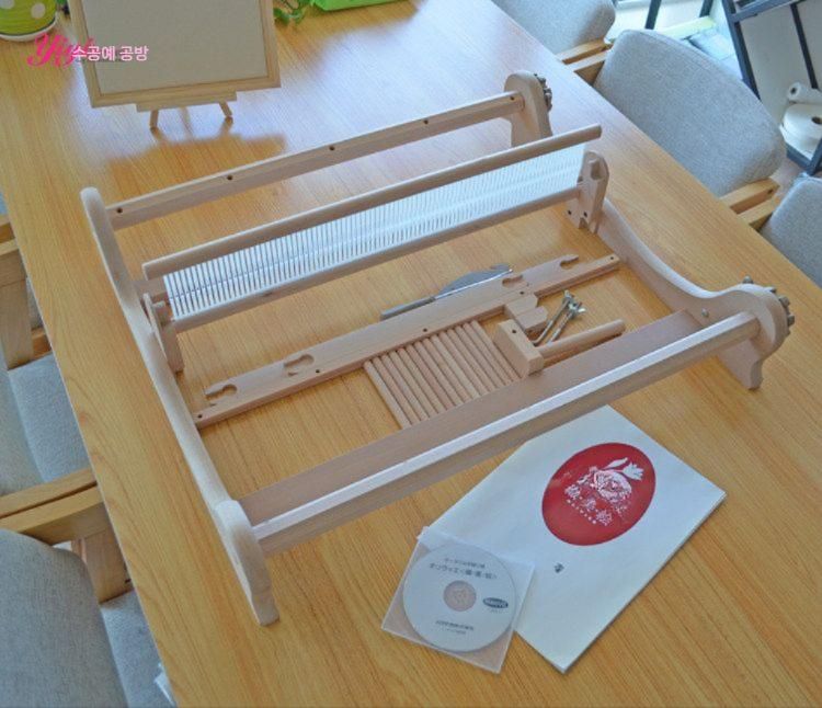 섬유 직조기 직물기 편직기 편물기 베짜기 간편 초보자 간이 수예용품 위빙틀 공예 - 상세 이미지 3