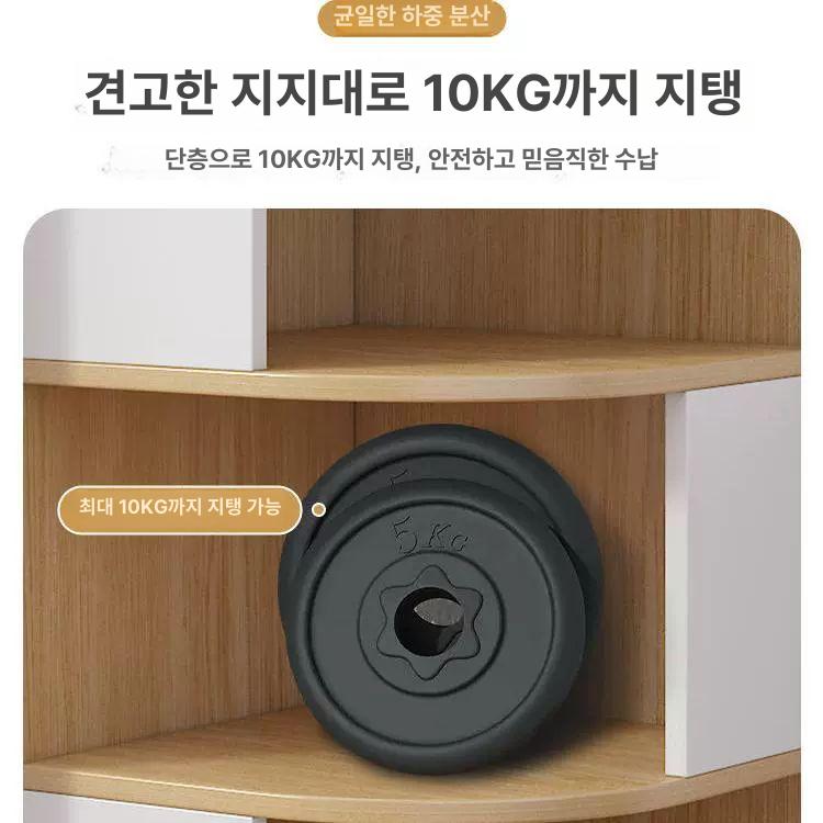 엔틱 삼각코너장 인테리어 다용도 북유럽감성 모서리장 코너수납장 공간활용 모던 - 상세 이미지 2