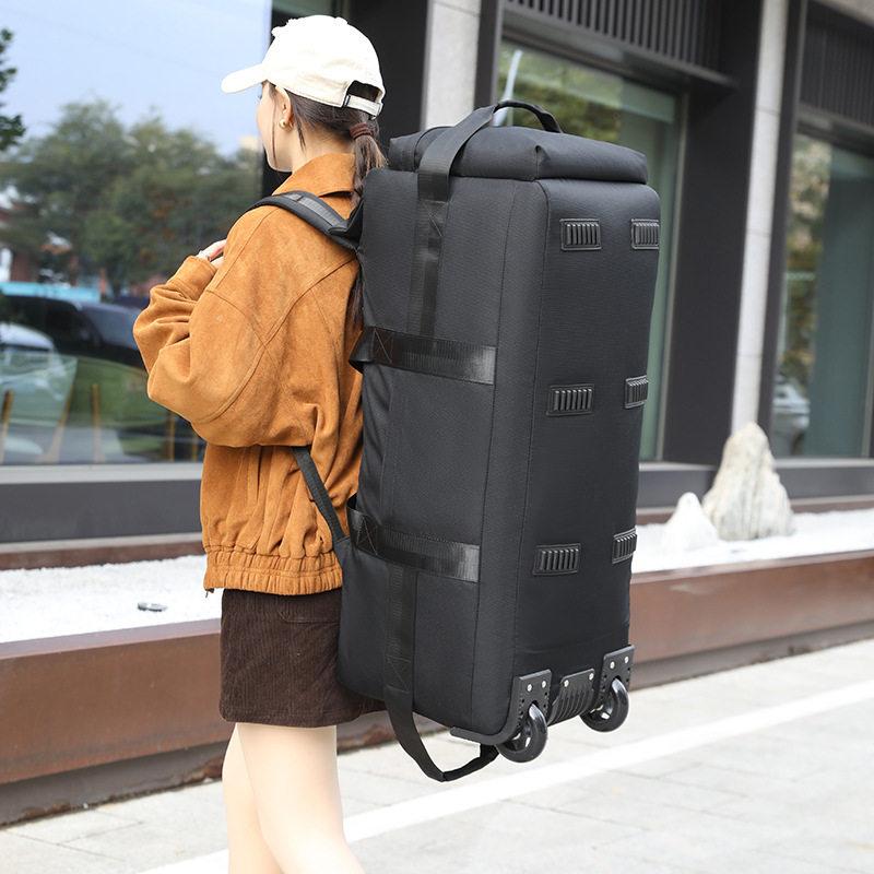 대용량 여행용백팩 노트북 등산 수납 카고 남자 바퀴백팩 다기능 밀리터리 - 상세 이미지 3