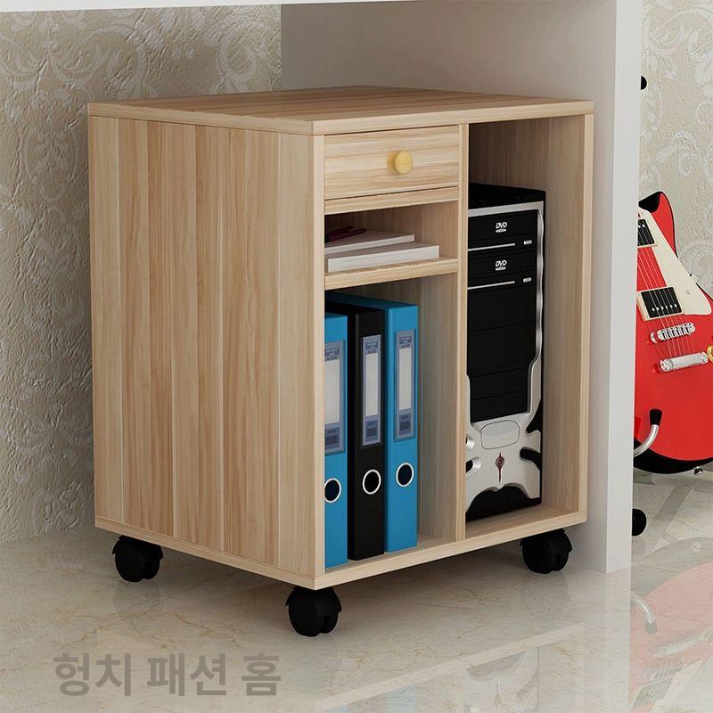 이동식 본체함 잠금형 받침대 컴퓨터보관함 홀더 본체 캐비닛 선반 거치대 사무실 - 상세 이미지 4