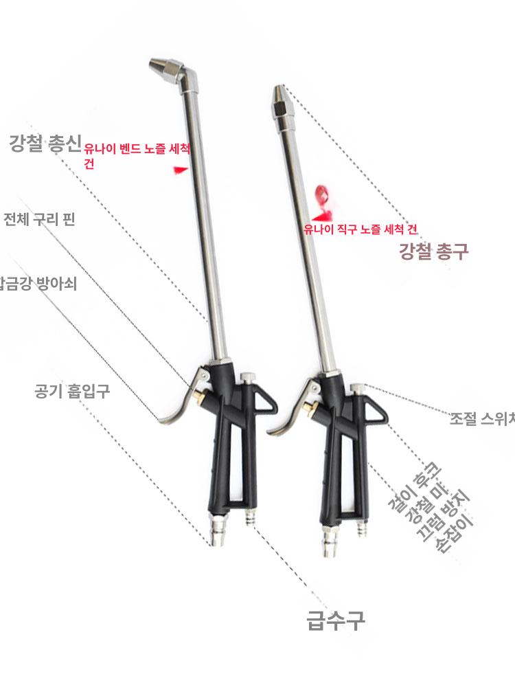 공압 스프레이건 페인트 노즐 분사기 페인팅 후끼 도장기 에어리스 전문가용 기계 - 상세 이미지 5