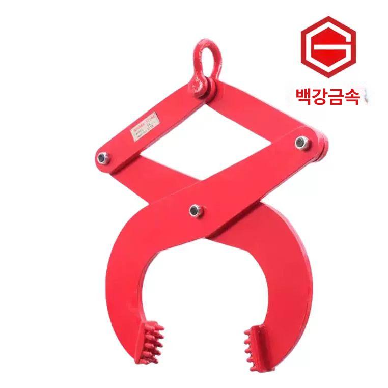 클램프 수로관집게 경계석 돌집게 링형 배수로 두께조절식 운반 보강토집게 - 상세 이미지 3