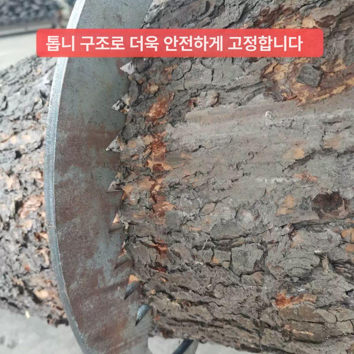 둥근나무 운반용 원목클램프 갈고리 리프팅 개구부 클립 플라이어 운반도구 장작집게 이미지 6