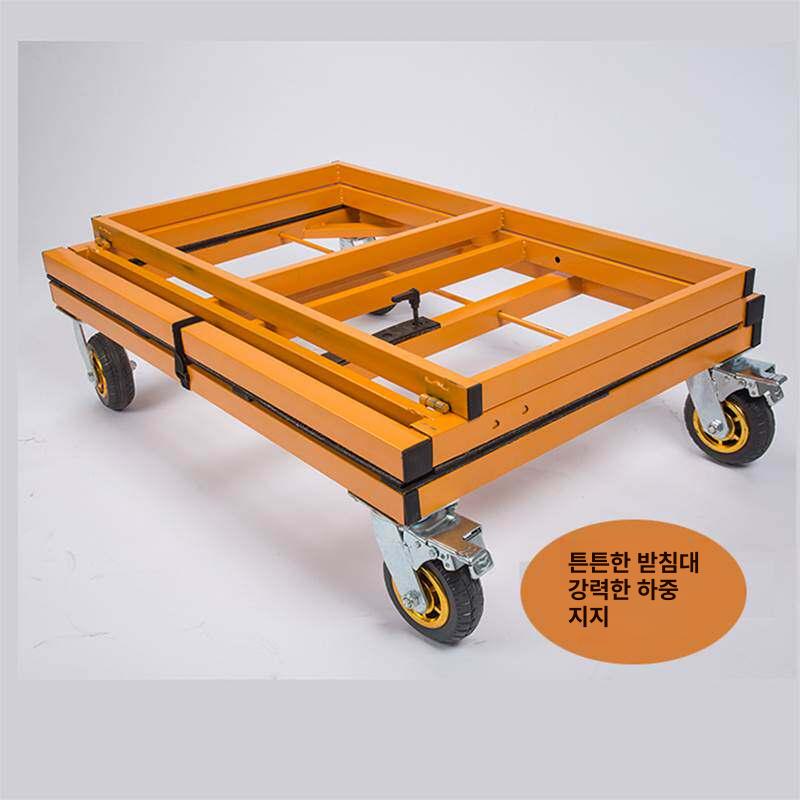 카트 운반대 유리대차 트롤리 구루마 기본형 거울 옮기기 철판 건설현장 창문 - 상세 이미지 5