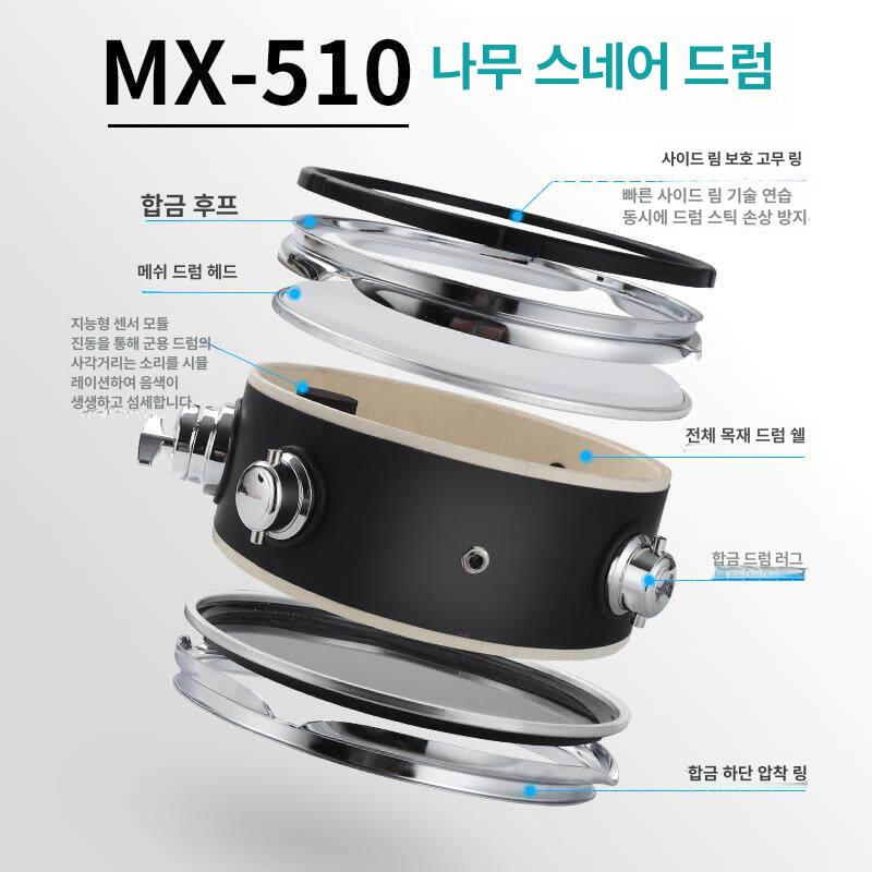 풀패키지 전자드럼 페달 초보자용 스틱 가정용 패드 연습용 드럼세트 스피커 입문 - 상세 이미지 5