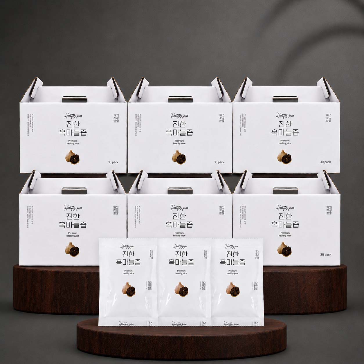 늘초담 발효 흑마늘즙 90ml 30포 흑마늘 진액 농축액 이미지 7