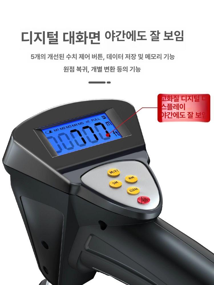 디지털 측정기 바퀴형 바퀴자 워킹메타 줄자 거리측정휠 미터기 카운터 굴림자 측량 - 상세 이미지 2
