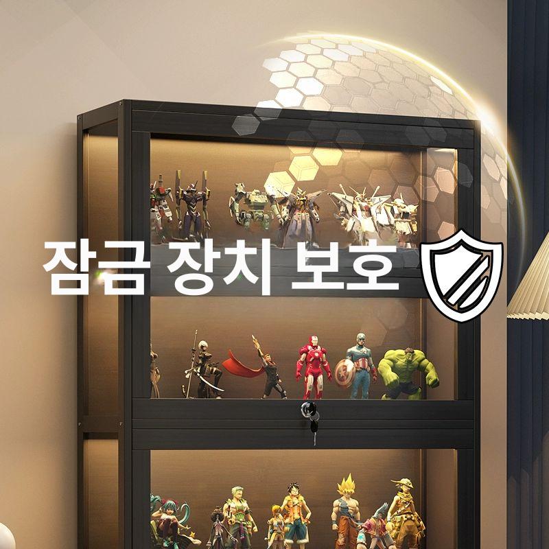 투명 장식장 조립형 아크릴케이스 피규어케이스 피규어보관함 모델 인형 레고 건담장 - 상세 이미지 2