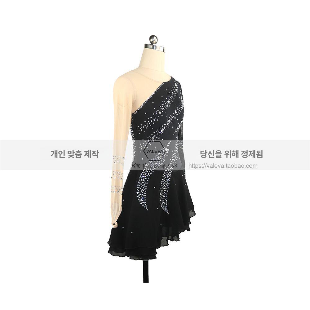 공연 리듬체조 피겨드레스 피겨복 성인 사이즈 전문 피겨스케이팅 주니어 갈라쇼 - 상세 이미지 3