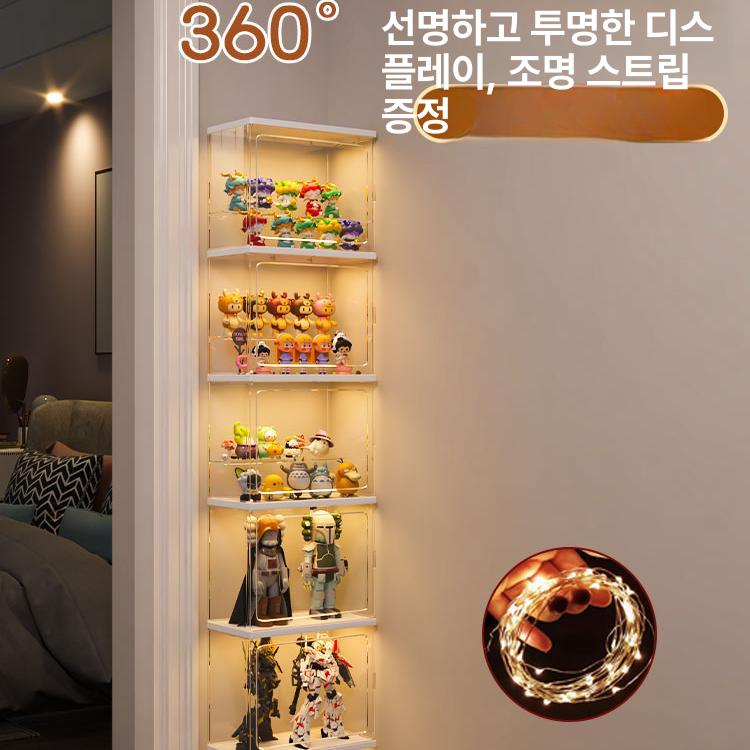 상자 투명아크릴케이스 진열장 전시용 전시케이스 전시대 정리함 베이스 선반 - 상세 이미지 3